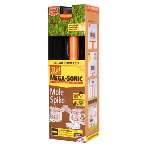 STV  Hi-Vis Mega-Sonic® Solar Mole Spike