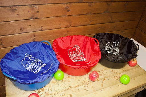 Red  Gorilla - Tubcovers - Medium Blue Breakfast/Dinner Covers