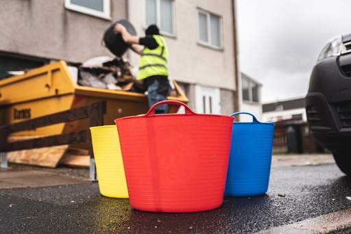 Red  Gorilla -  Tubs & Recycled Black Tubs - Large 38L Red
