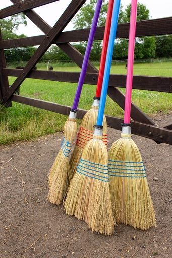 Red  Gorilla - Corn Brooms - Standard (NEW 120CM HANDLE BLUE)  