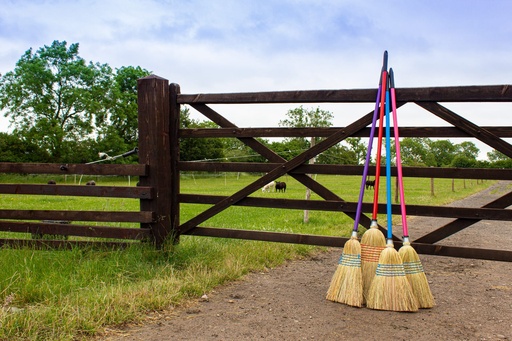 Red  Gorilla - Corn Brooms - Standard (NEW 120CM HANDLE PINK)
