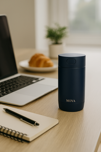 Moya "Surf" 350ml Travel Coffee Mug Navy