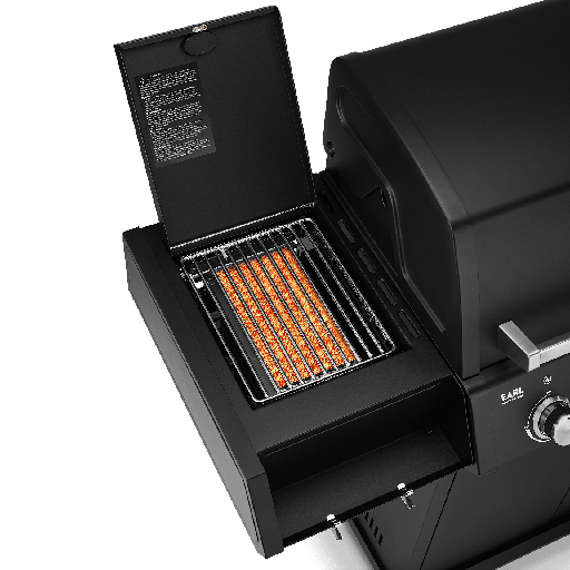 Burnhard EARL - 3-Burner Premium-Gas Grill 2025 Stainless Steel with Stainless Steel Grill Grate