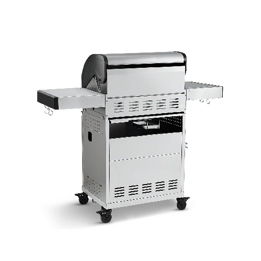 Burnhard FRED - 3-Burner Gas Grill Basic Edition - Series 3 Stainless Steel with Stainless Steel Grate