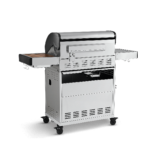 Burnhard FRED - 3-Burner Gas Grill Deluxe Stainless Steel - Series 3 with Stainless Steel Grate