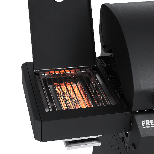 Burnhard FRED Jr. - 2-Burner Gas Grill Deluxe Black Edition - Series 3 with Stainless Steel Grate