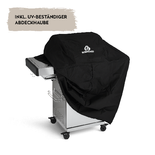 Burnhard FRED Jr. - 2-Burner Gas Grill Deluxe Stainless Steel - Series 3 with Stainless Steel Grate