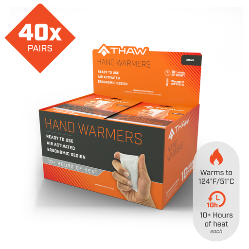 THAW - 5 Pair Pack-Disposable Hand Warmers - Small