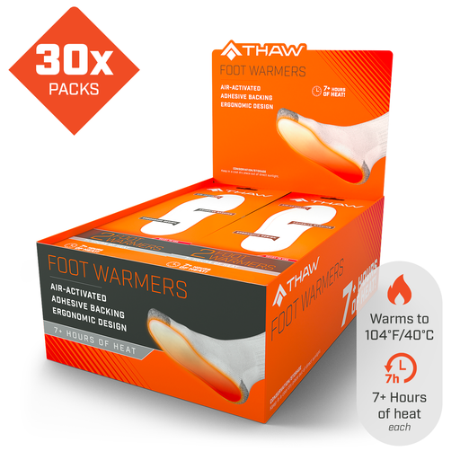 THAW - 5 Pair Pack-Disposable Insole Warmers - Large