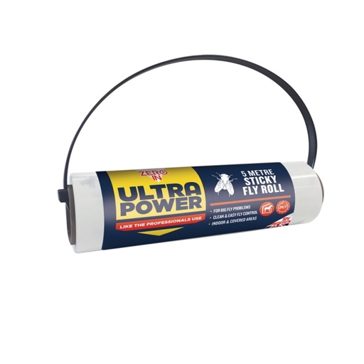  ZER506  Ultra Power 5 Metre Sticky Fly Roll - Eol