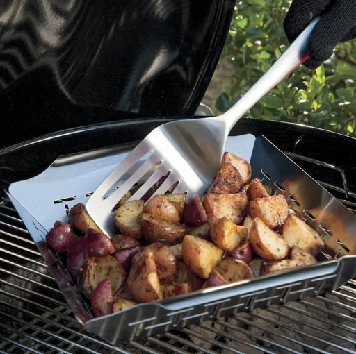 Weber® Deluxe Grilling Basket Built for Q 300/3000 and larger gas grills, and most charcoal grills
