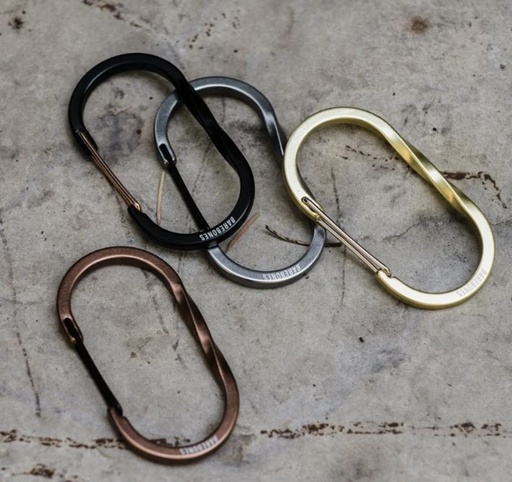 BareBones - Wiregate Carabiner Medium 2pc - Black