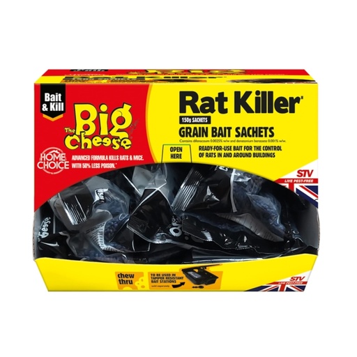 STV243-STV  Rat Killer Grain Bait Sachet - 150g