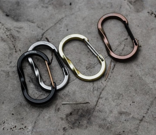 BareBones - Wiregate Carabiner Small 3pc - Gunmetal