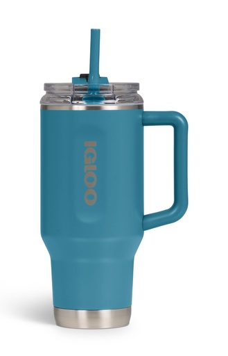 IGLOO - 32 OZ Stainless Steel Travel Mug - Modern Blue -DISC