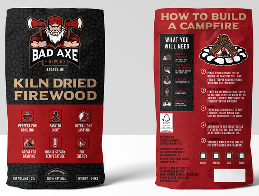 Bad Axe 40L Cherry Firewood