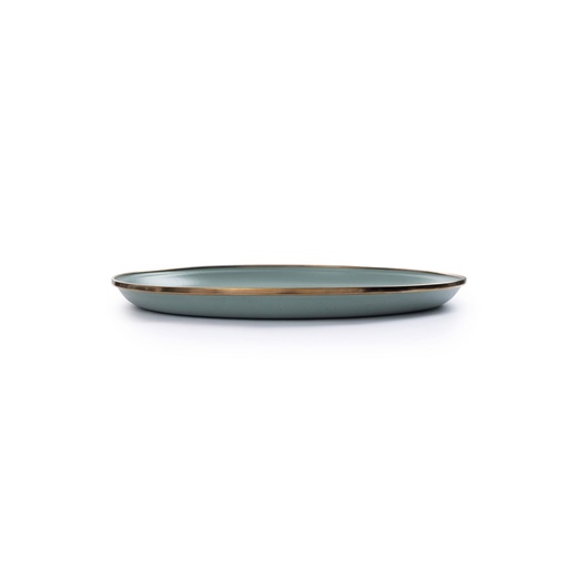 BareBones - Enamel Plate Green - set of 2 -DISCONTINUED