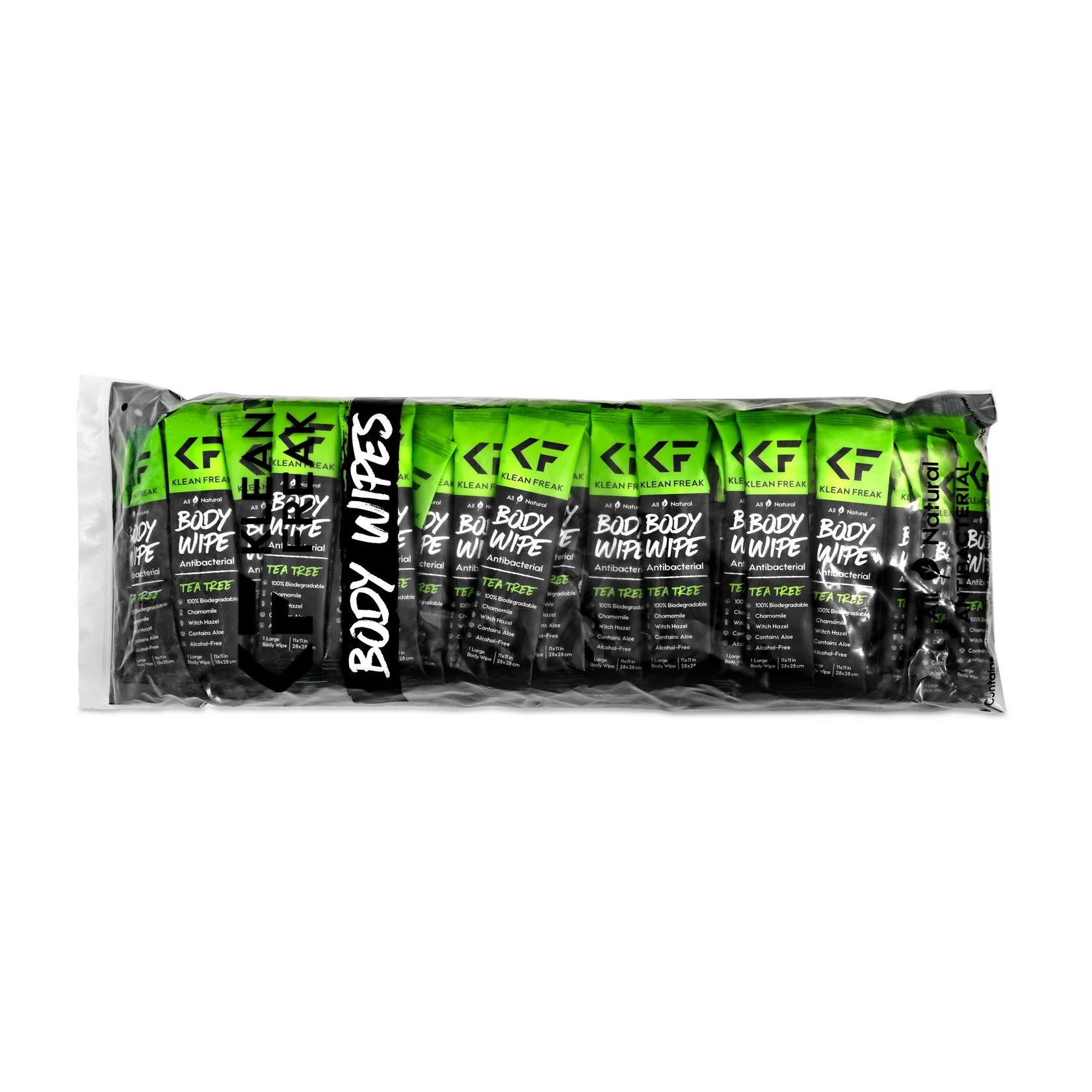 Klean Freak - Body Wipes - 100 Pack - Tea Tree