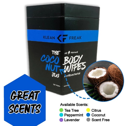 Klean Freak - Body Wipes - The Jug - Coconut