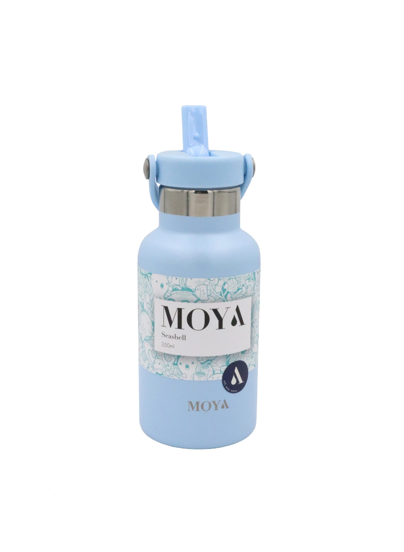 Moya "Seashell" 350ml Insulated Sustainable Water Bottle Powder Blue