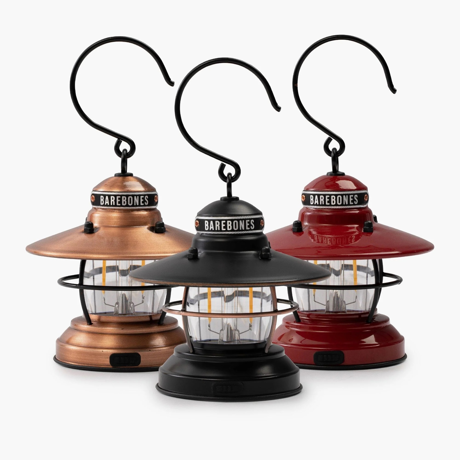 Barebones - Edison Mini Lantern - 3 Pack - Assorted Colors -DISCONTINUED