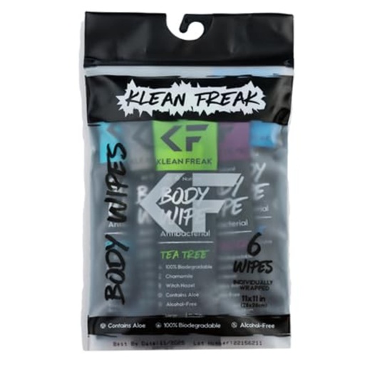 Klean Freak Body Wipes - Mini Master Pack 6 - Mixed 12 Packs
