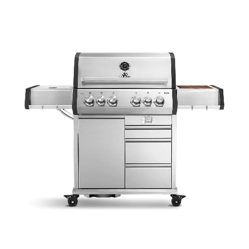 Burnhard Big EARL - 4-Burner Premium Gas Grill 2025 Stainless Steel with Stainless Steel Grill Grate
