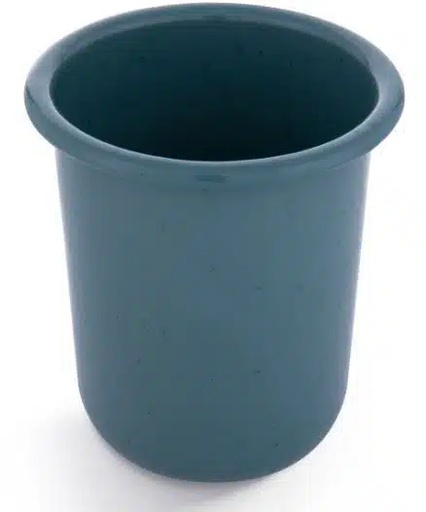 BareBones - Rolled Enamelware Cup - Smoky Blue