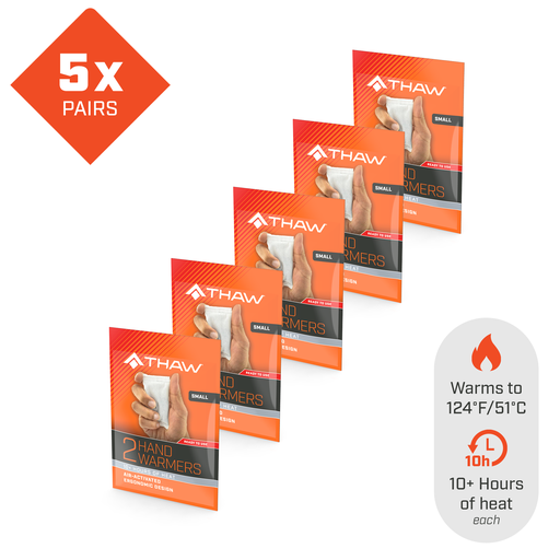 THAW - 40 Pairs-Disposable Hand Warmers - Small